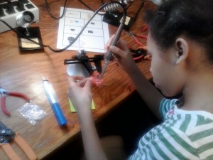 Soldering kid