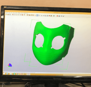 Drossel mask in Netfabb