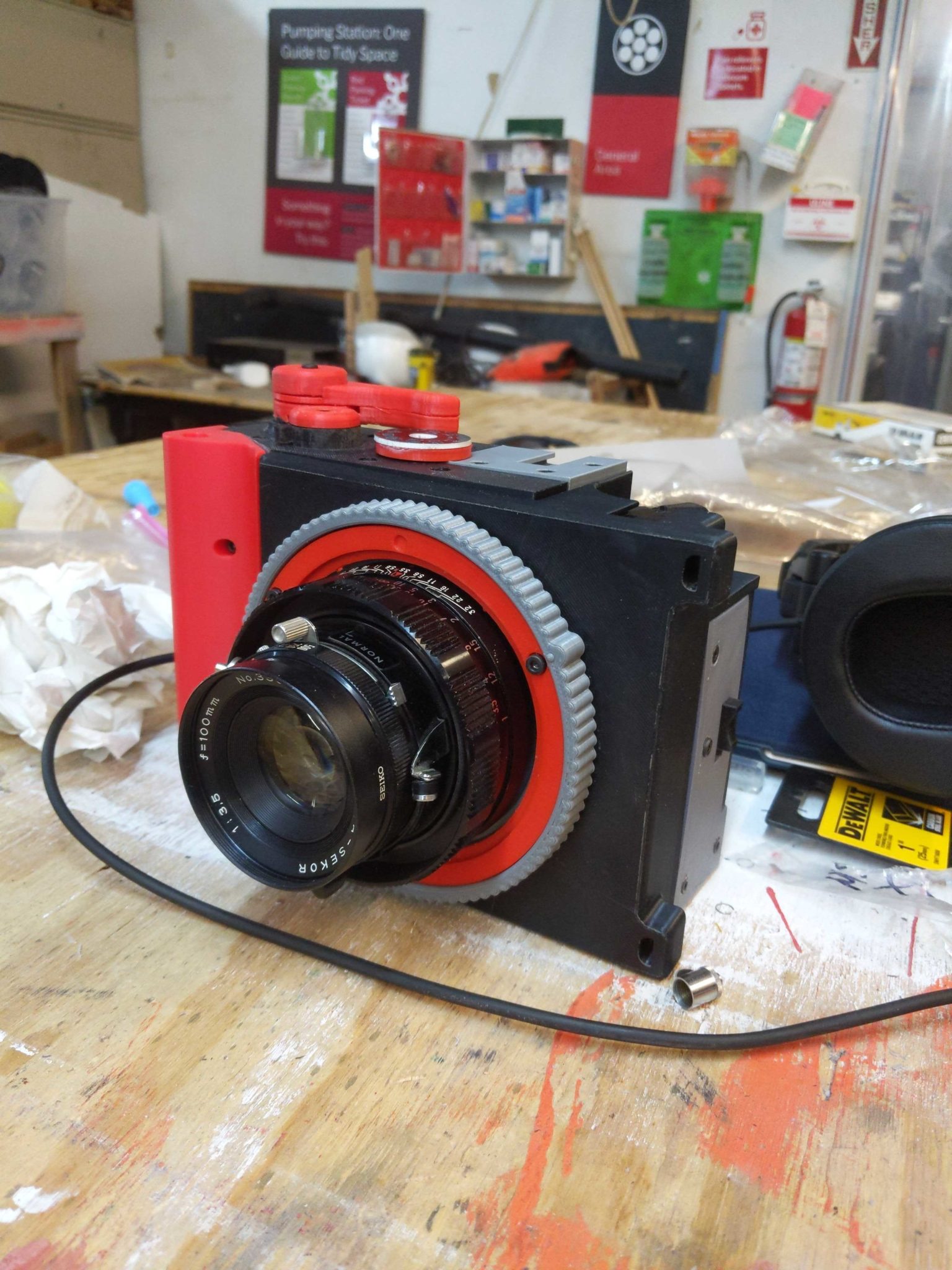 3d Printed Panoramic 35mm Camera – Pumping Station: One